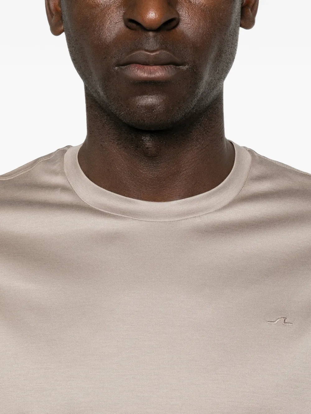Paul & Shark T-shirt met geborduurd logo Beige