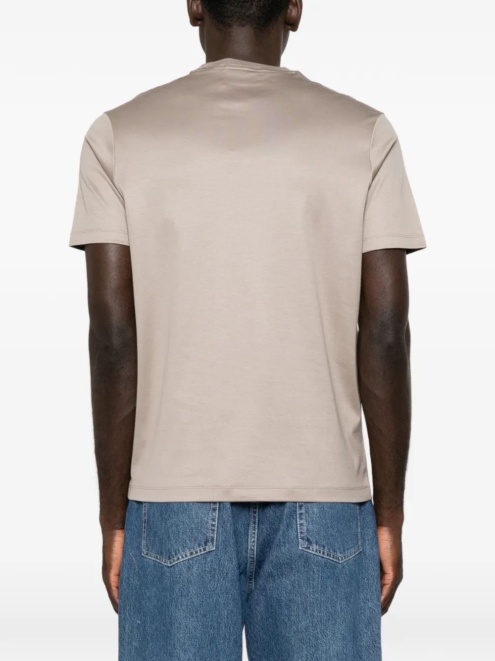 Paul & Shark T-shirt met geborduurd logo Beige