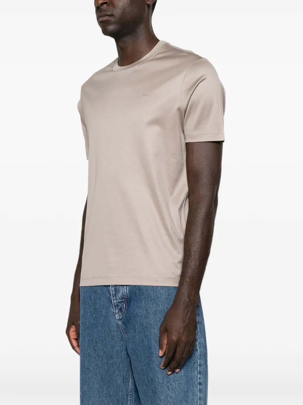 Paul & Shark T-shirt met geborduurd logo Beige