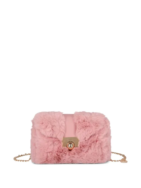 Abel & Lula faux-fur chain-link shoulder bag