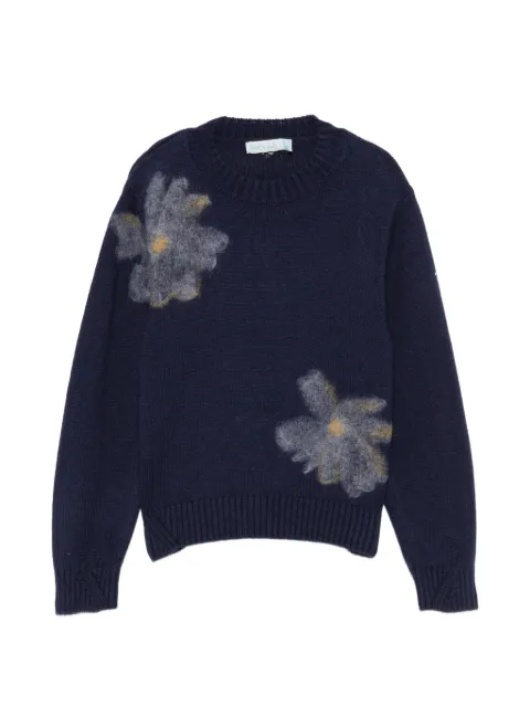 Abel & Lula floral-intarsia sweater
