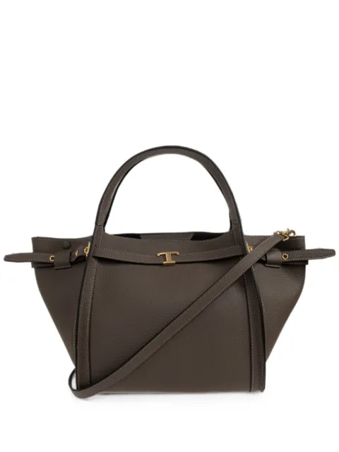Tod's T Signature shopping bag in leather small