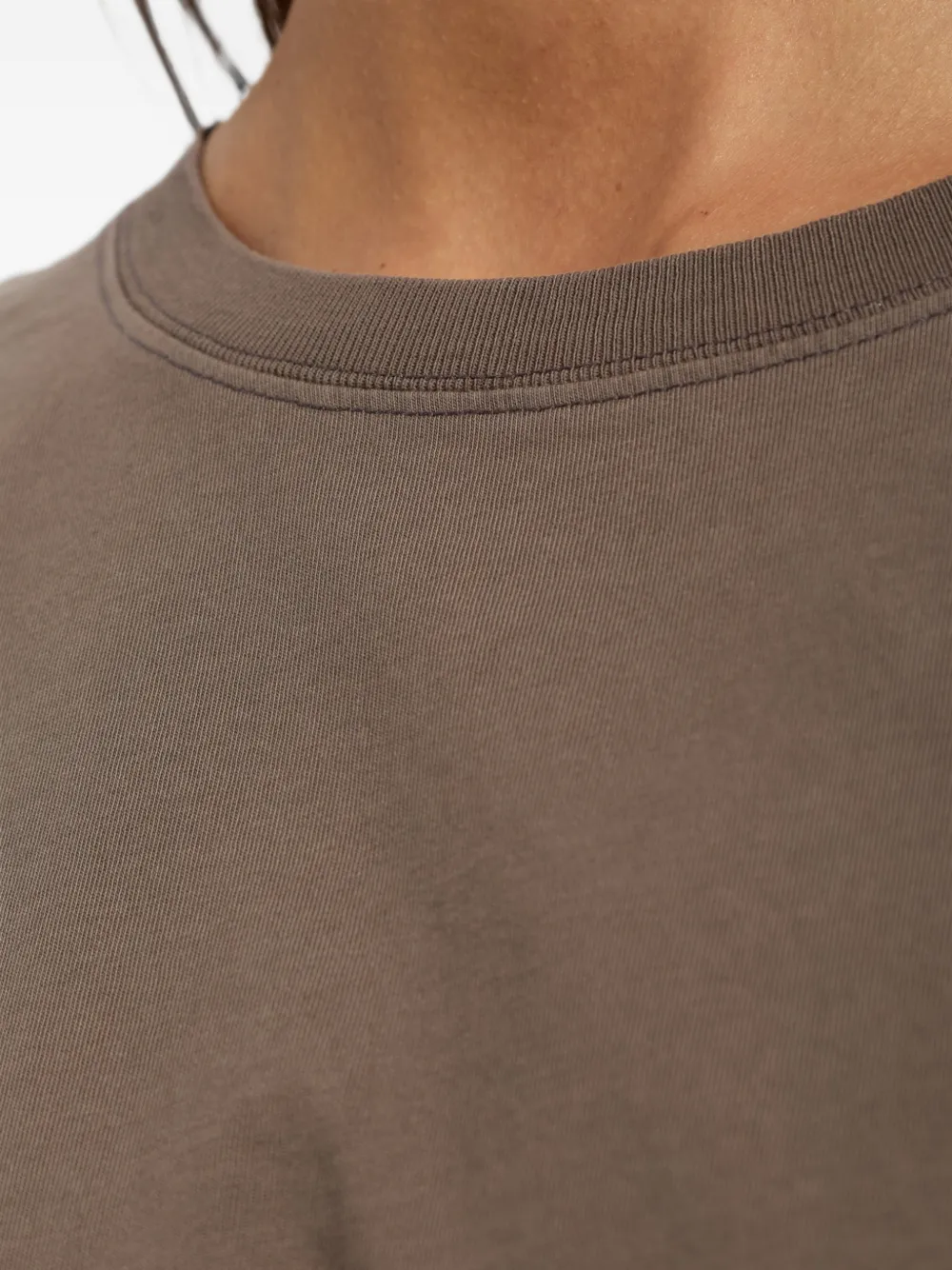 American Vintage Fizvalley T-shirt met ronde hals Bruin