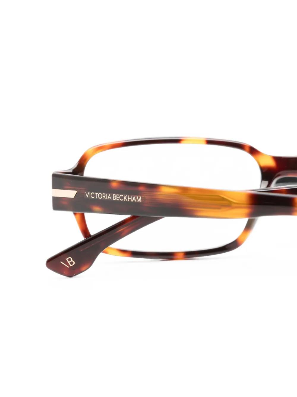 Victoria Beckham Eyewear Bril met schildpadschild-effect Bruin