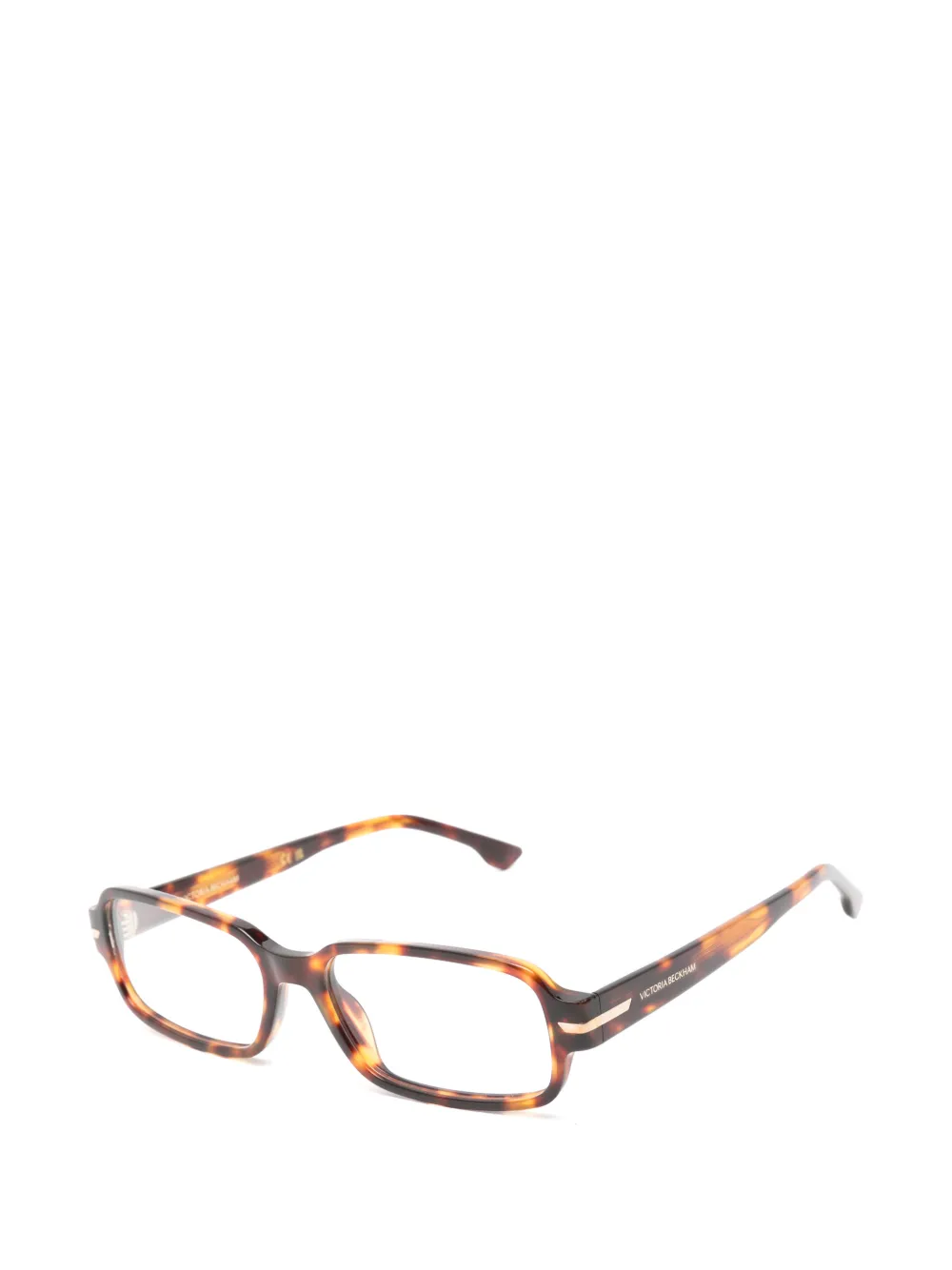 Victoria Beckham Eyewear Bril met schildpadschild-effect Bruin