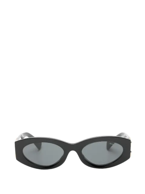 Miu Miu Eyewear Sonnenbrille mit ovalem Gestell