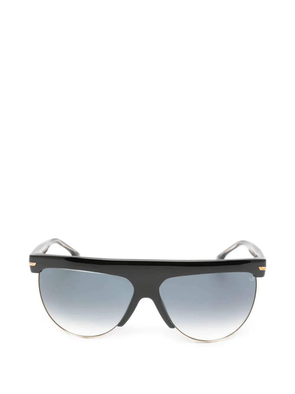 Victoria Beckham Eyewear Zonnebril met geometrisch montuur Zwart
