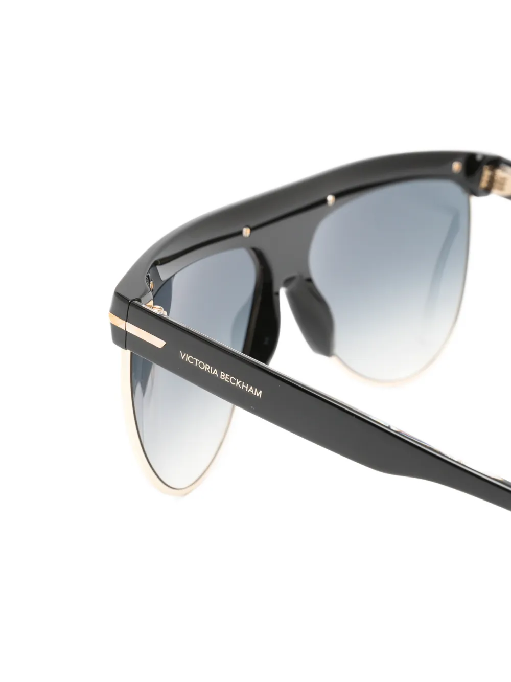 Victoria Beckham Eyewear Zonnebril met geometrisch montuur Zwart