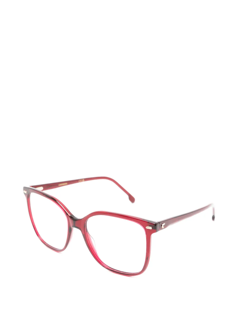 Carrera Bril met vierkant montuur Rood