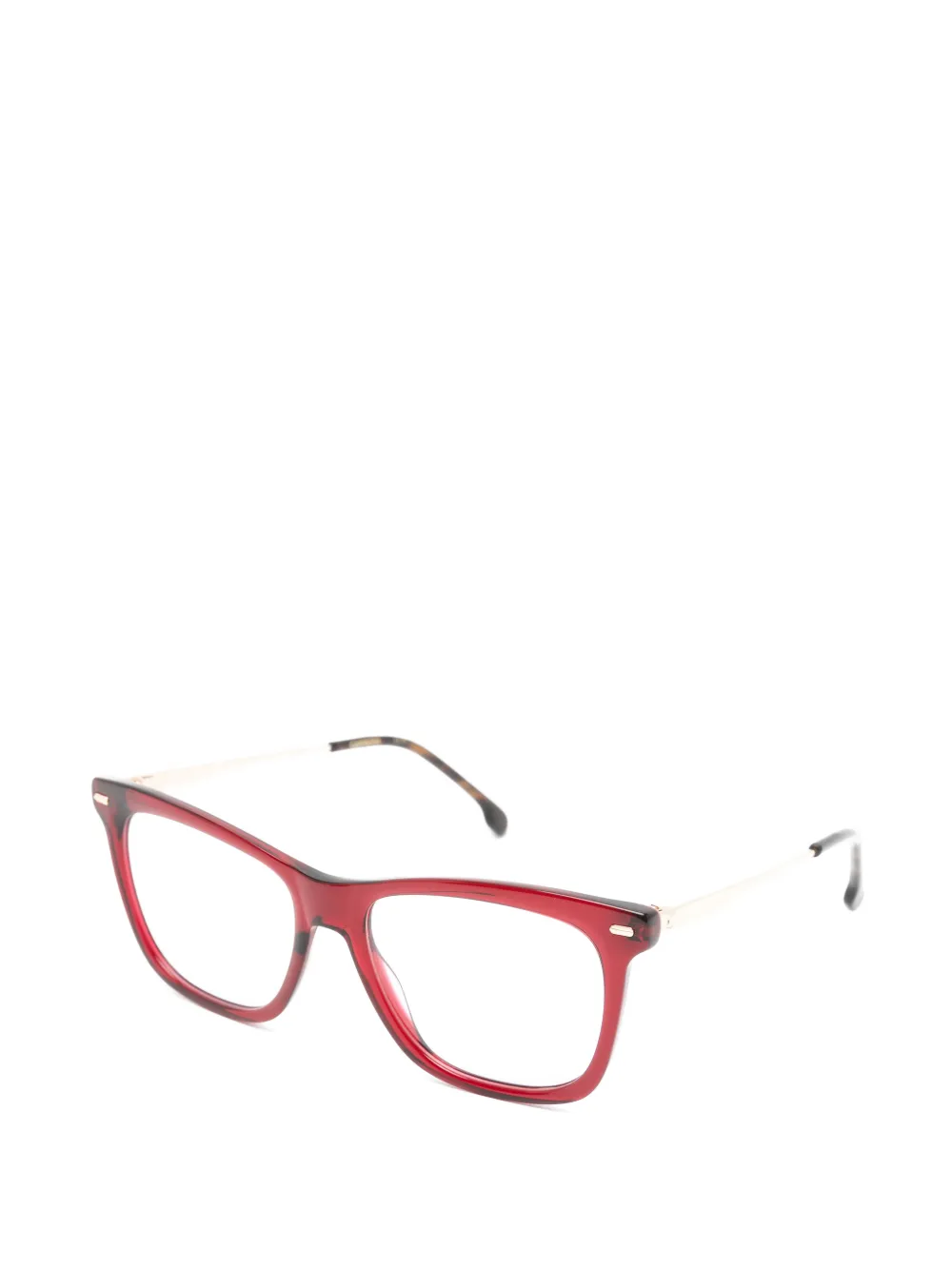 Carrera Bril met vierkant montuur Rood