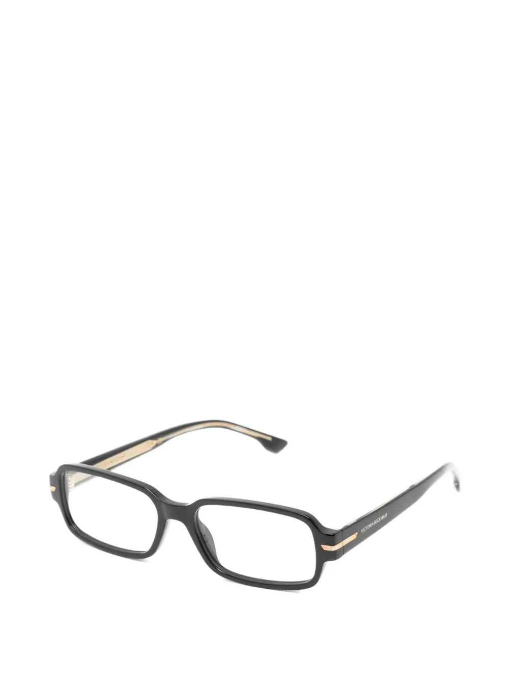 Victoria Beckham Eyewear Bril met rechthoekig montuur Zwart