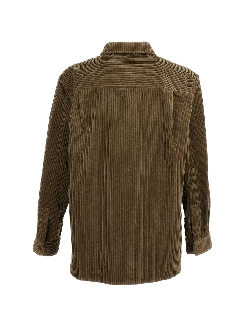 A.P.C. Katoenen overhemd met ribfluwelen textuur Bruin