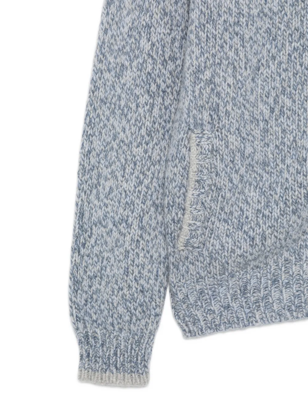 Fedeli Vest met lange mouwen en ritssluiting Blauw