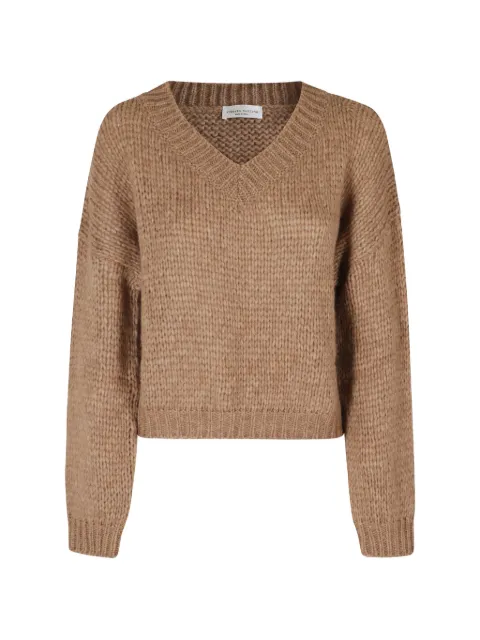 Roberto Collina chunky-knit V-neck sweater