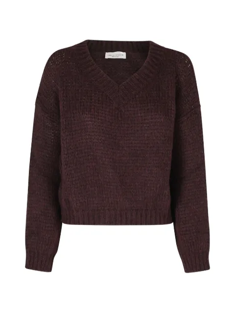 Roberto Collina chunky-knit V-neck sweater