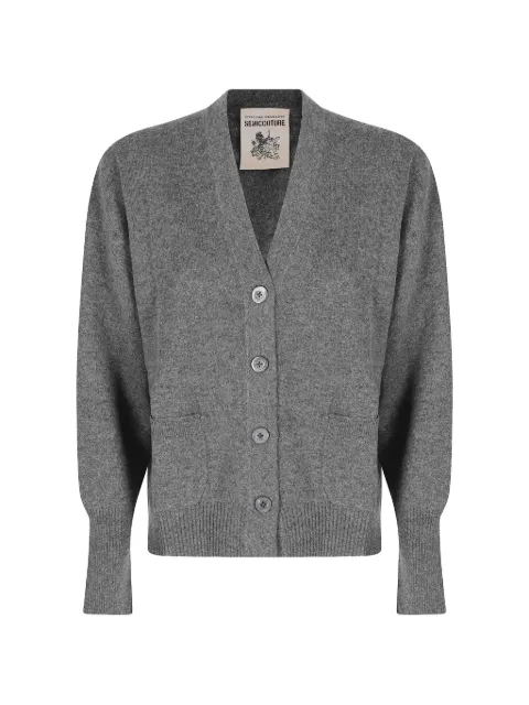 Semicouture Cardigan Esther con scollo a V