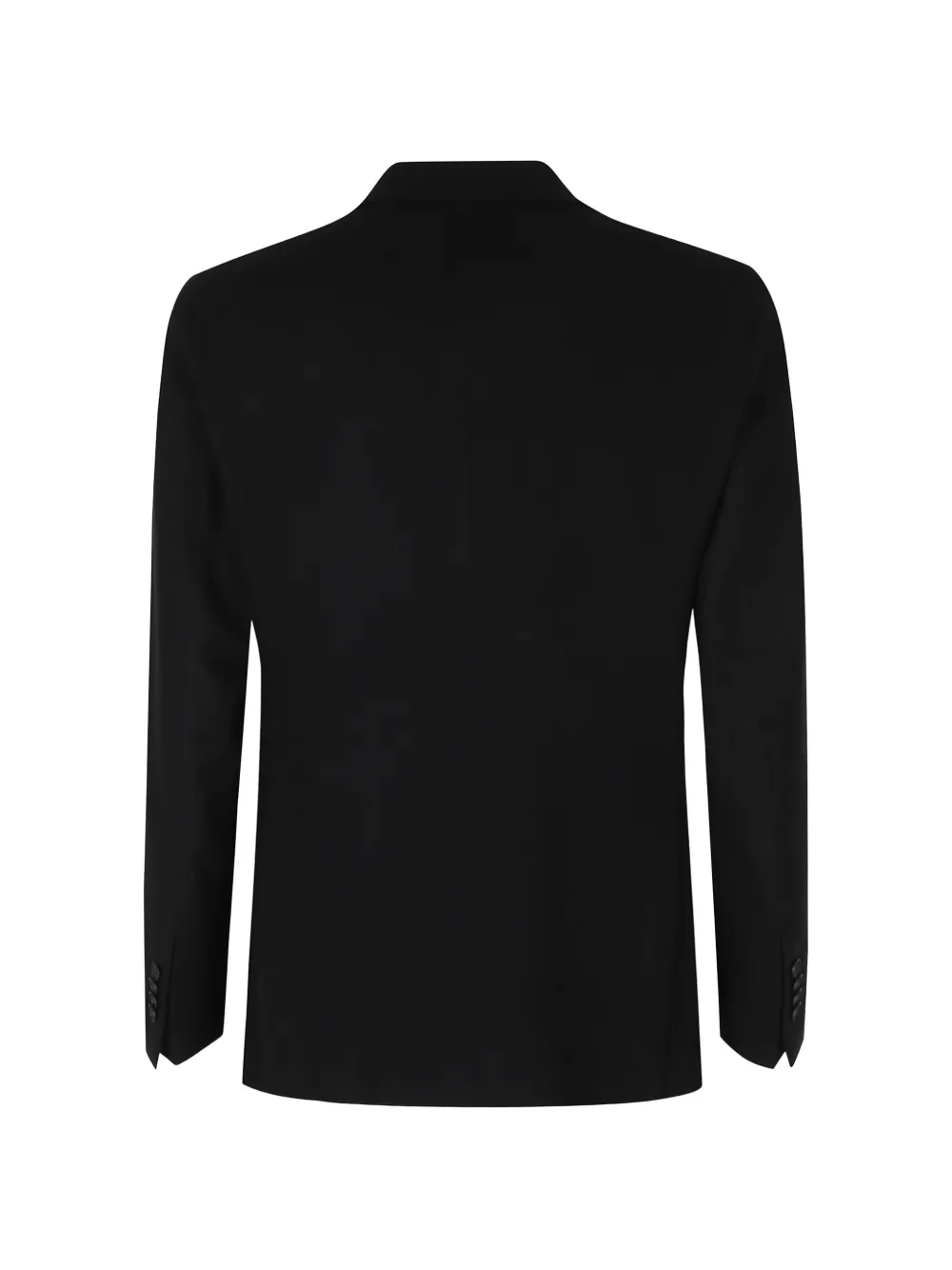 Tagliatore Wollen blazer met enkele rij knopen en logospeld Blauw