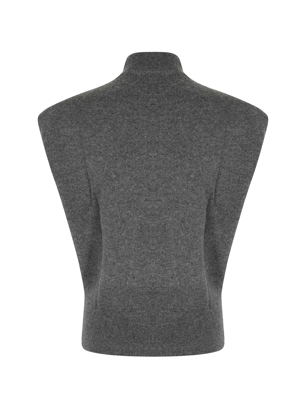 Semicouture high-neck sleeveless sweater Grijs