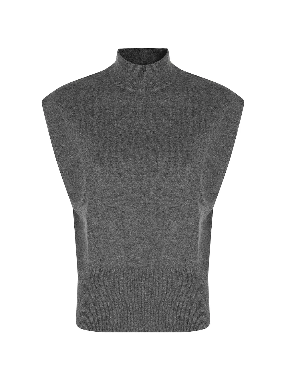 Semicouture high-neck sleeveless sweater