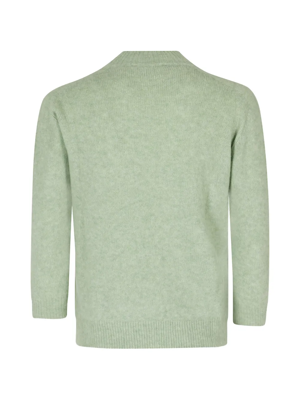 Roberto Collina Maglia Lupetto coltrui met ribboorden Groen