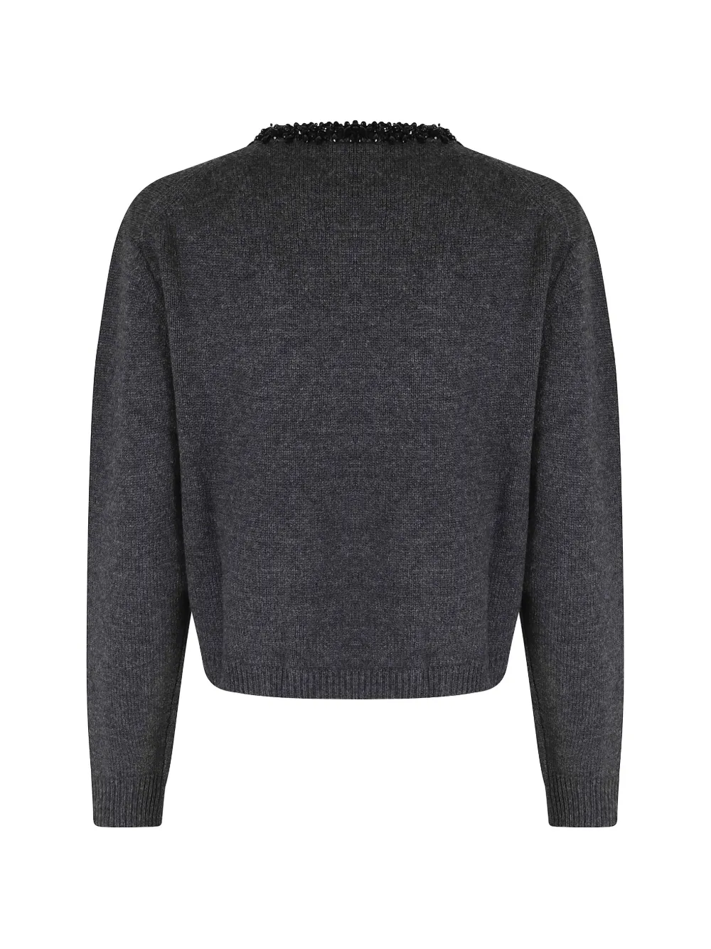 Semicouture bead-embellished sweater Grijs