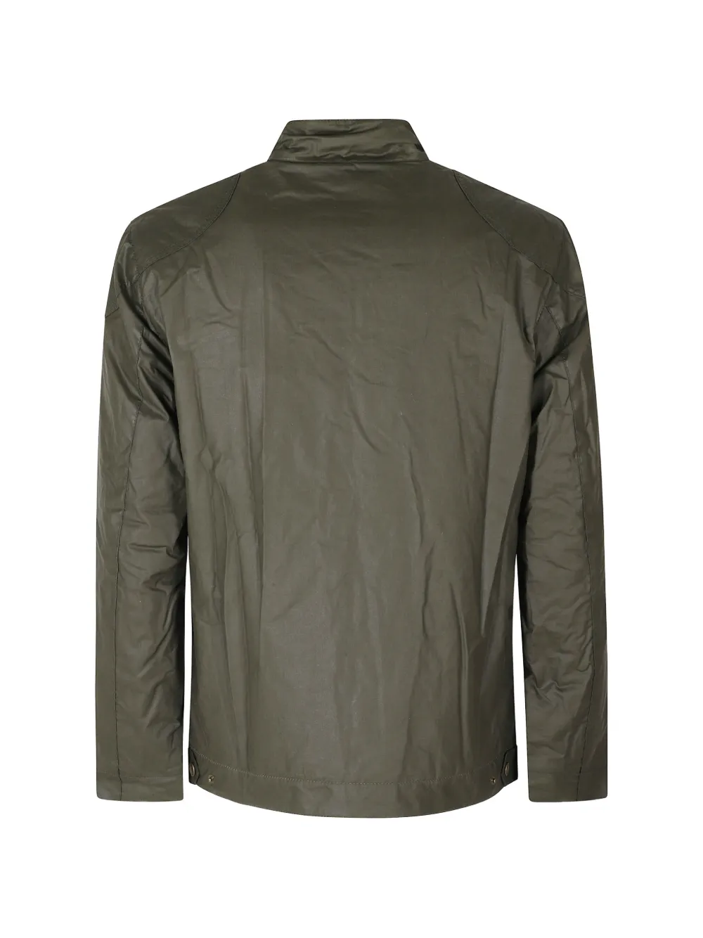 Barbour International Winter Merton jack met logo-patch en gespkraag Groen