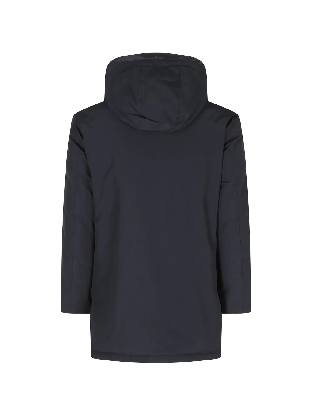 Woolrich Arctic jas met capuchon en knoopsluiting Blauw