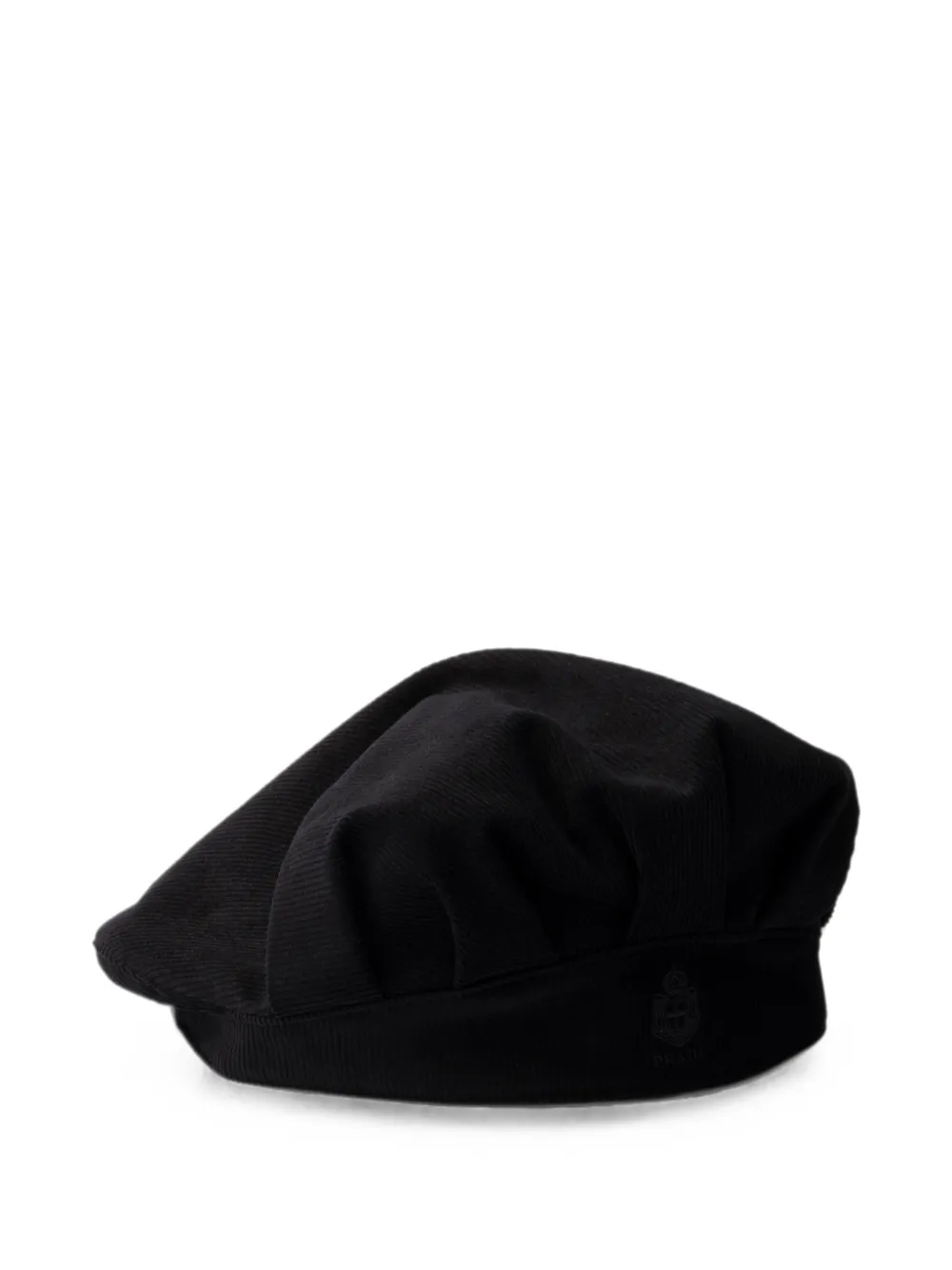 Prada Ribfluwelen pet Zwart