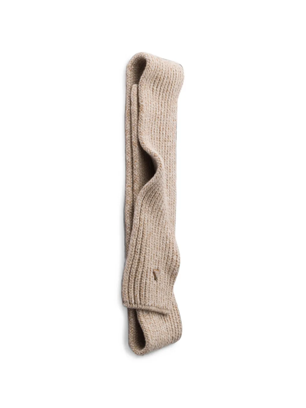 Prada Wollen en kasjmier sjaal Beige