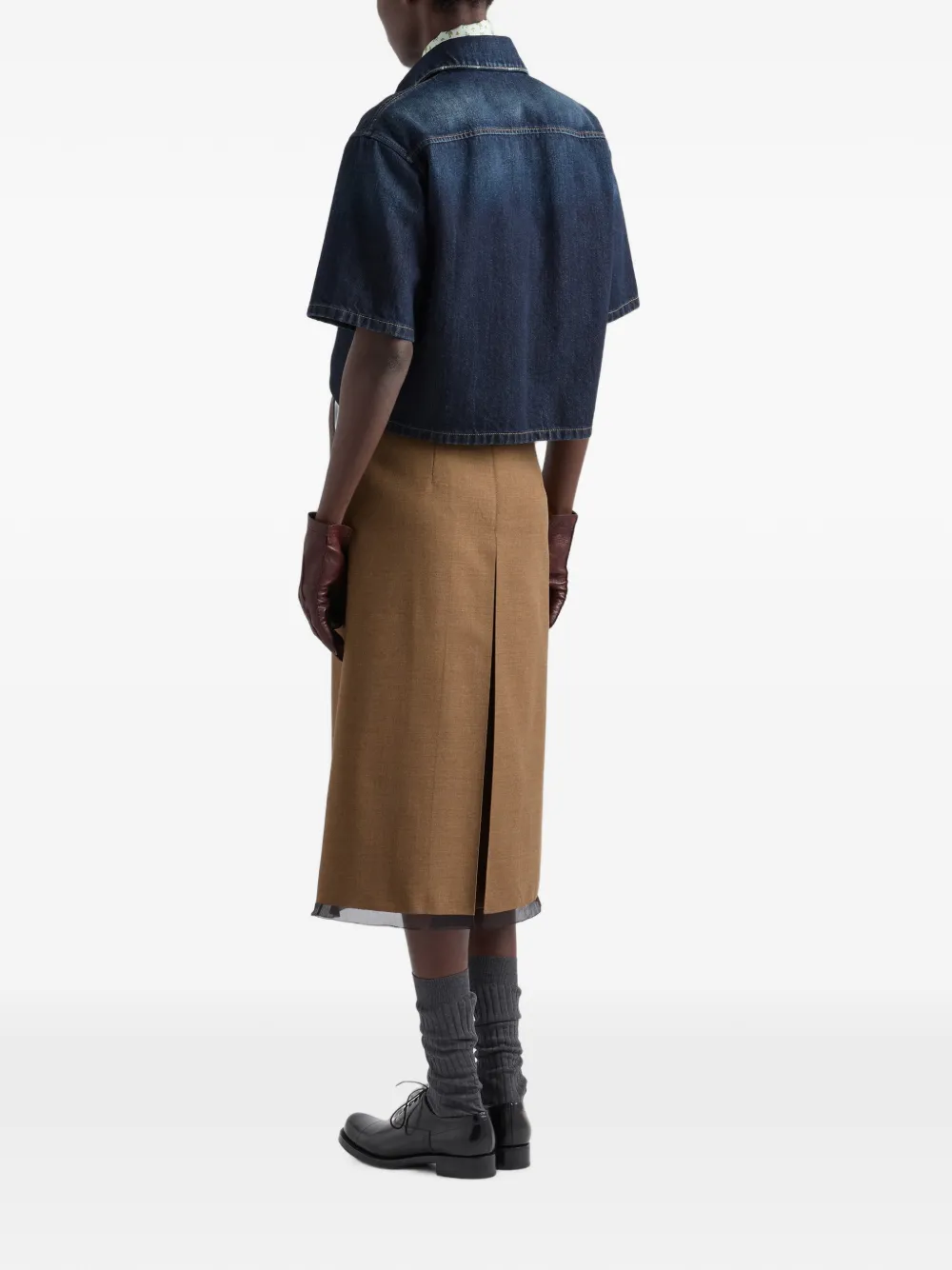 Prada Denim overhemd Blauw