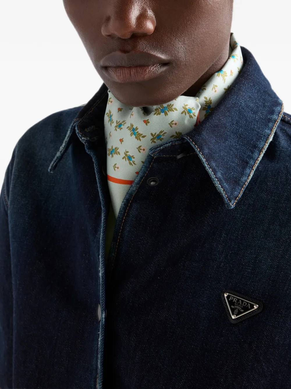 Prada Denim overhemd Blauw