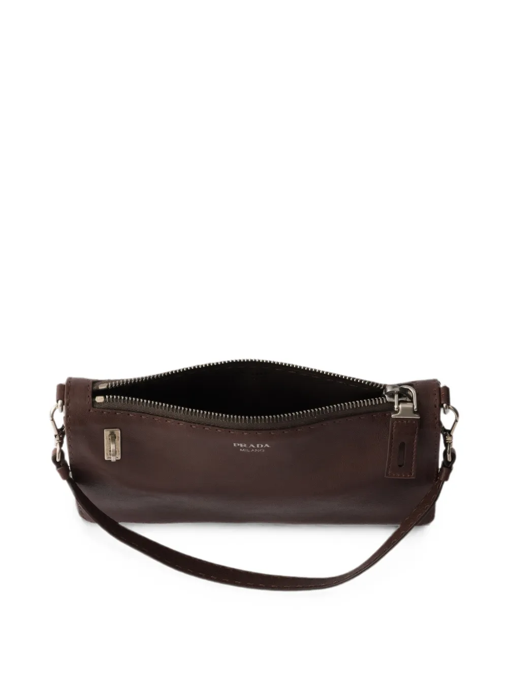 Prada Buidel van nappaleer Bruin