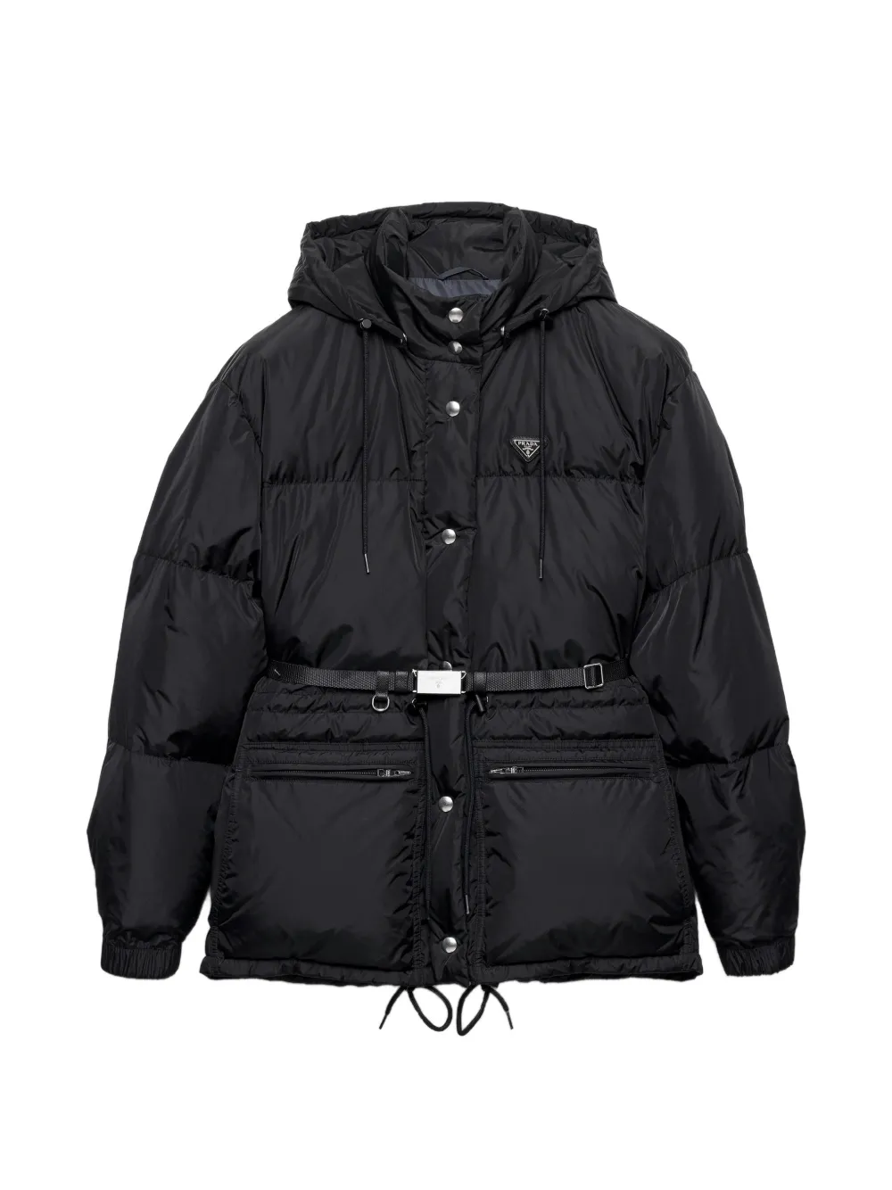 Prada Donsjas met capuchon Zwart