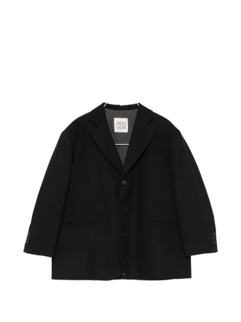 Douuod Kids blazer boutonné à revers crantés