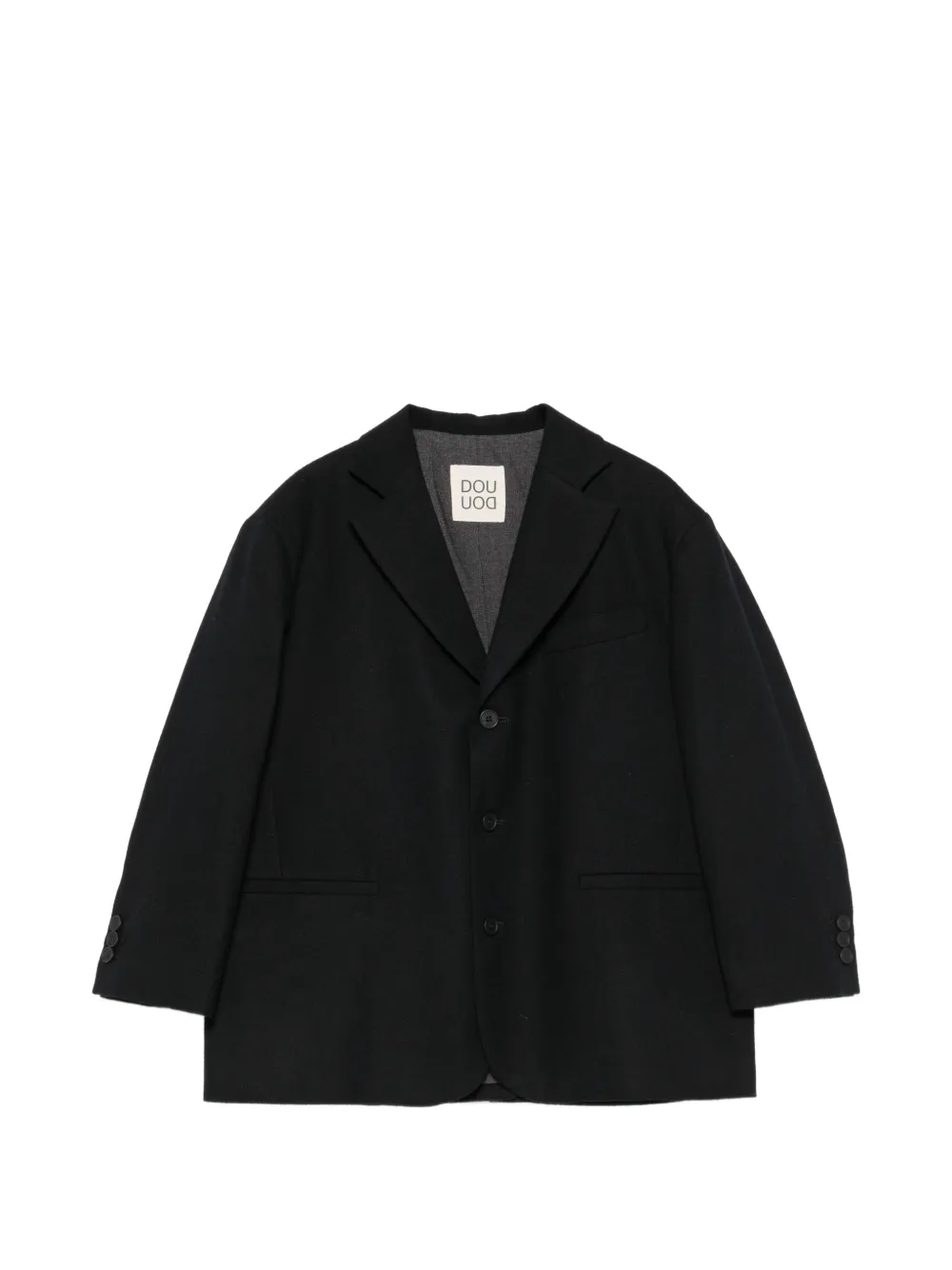Douuod Kids single-breasted notched-lapels blazer - Blu