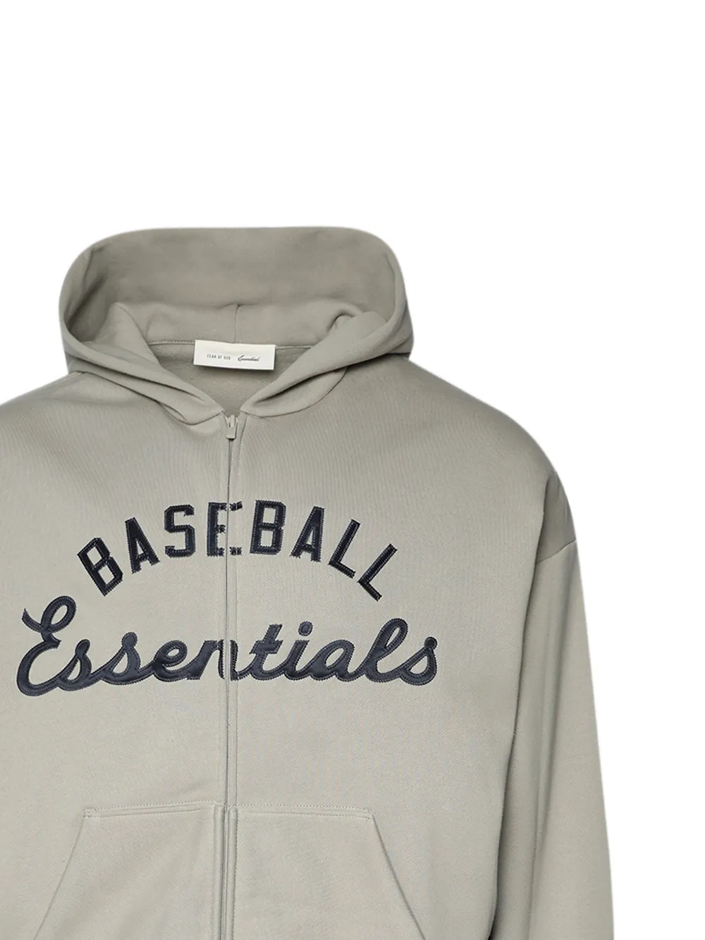 FEAR OF GOD ESSENTIALS MLB sport hoodie met rits Grijs