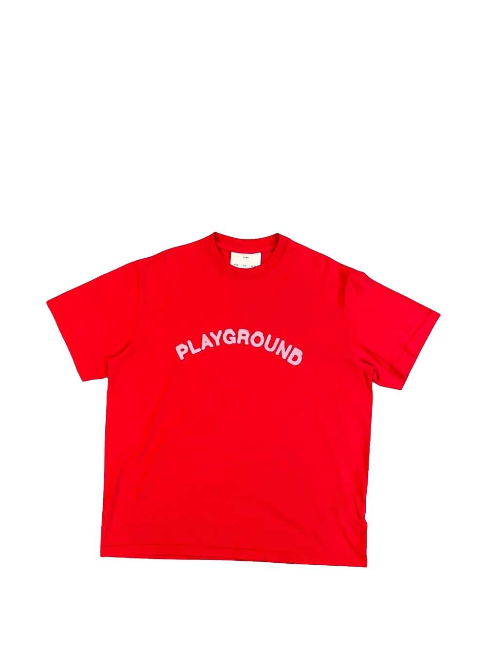 Song For The Mute Playground slogan-print T-shirt