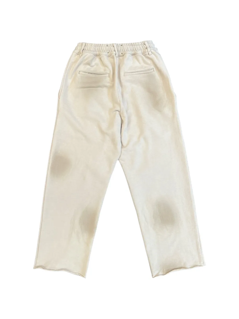 Song For The Mute Gym Track broek met trekkoord en logopatch Beige