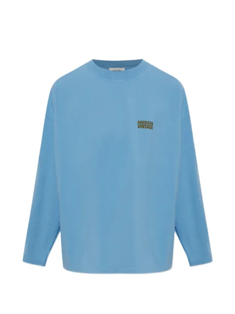 American Vintage Gixy logo-print oversized t-shirt