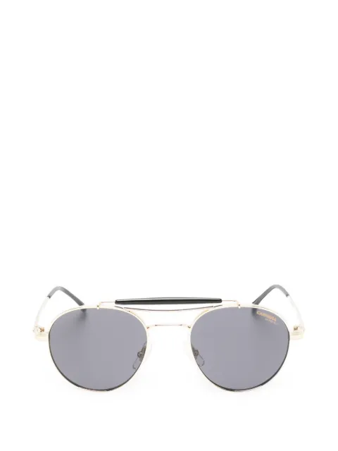 Carrera gafas de sol redondas con puente doble