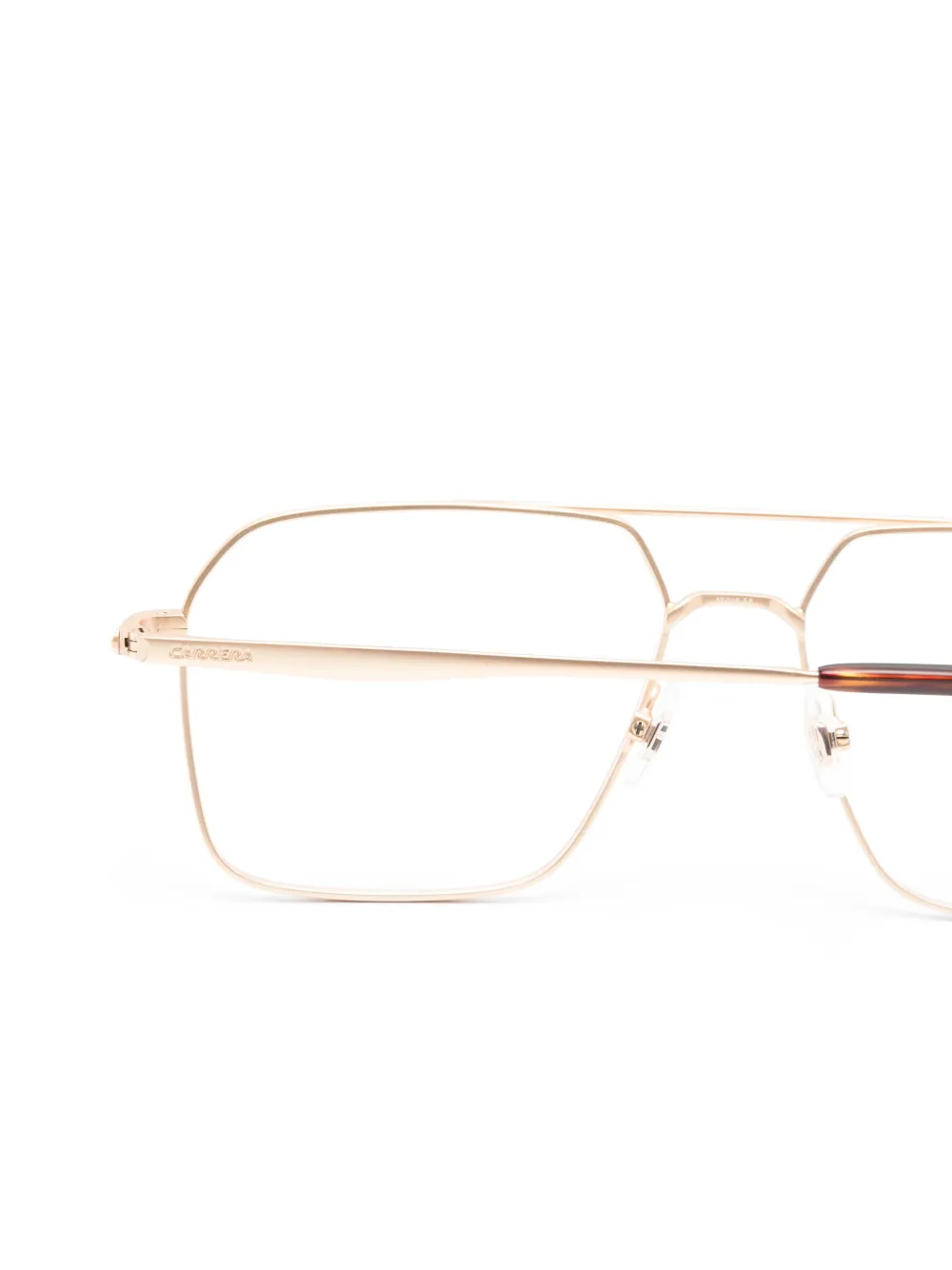Carrera Bril met geometrisch montuur Goud