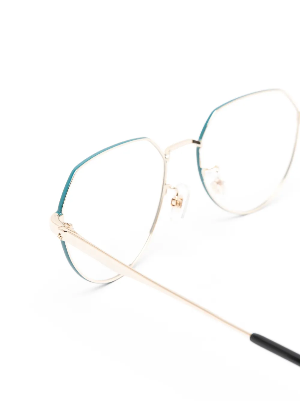 Carrera Bril met geometrisch montuur Goud