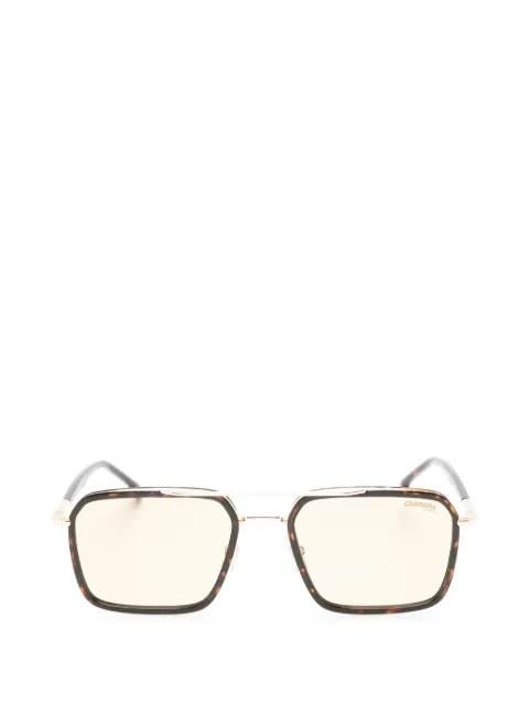 Carrera tortoiseshell-effect rectangle-frame sunglasses