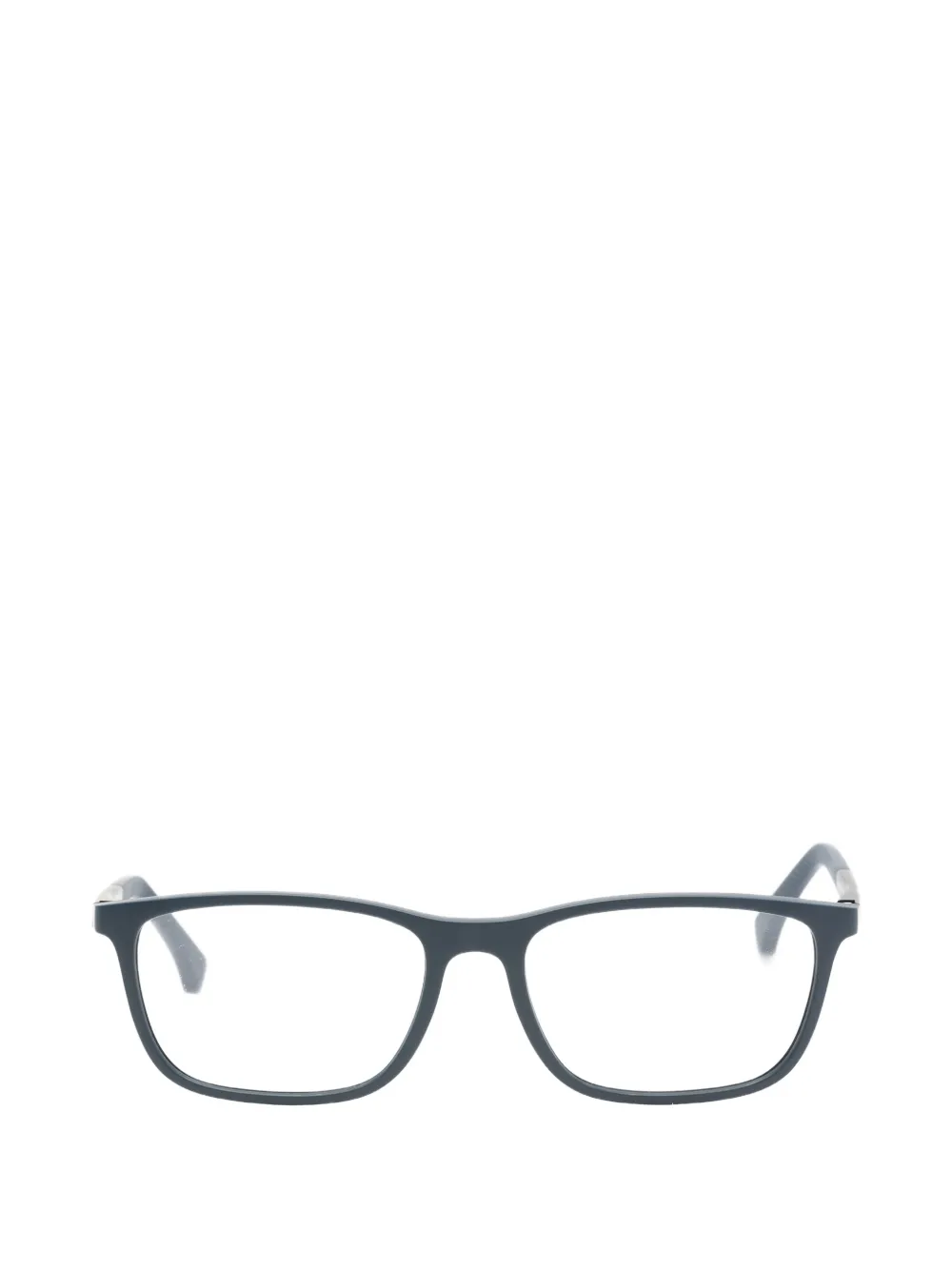 Emporio Armani rectangle-frame glasses - Blu