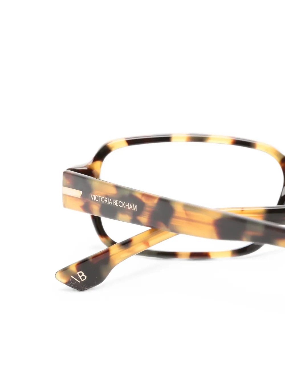Victoria Beckham Eyewear Bril met schildpadschild-effect Bruin