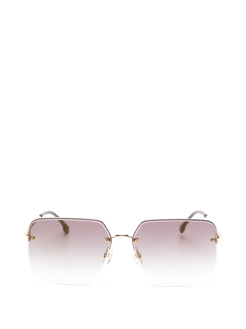 Carrera Sonnenbrille mit geometrischem Gestell - Gold