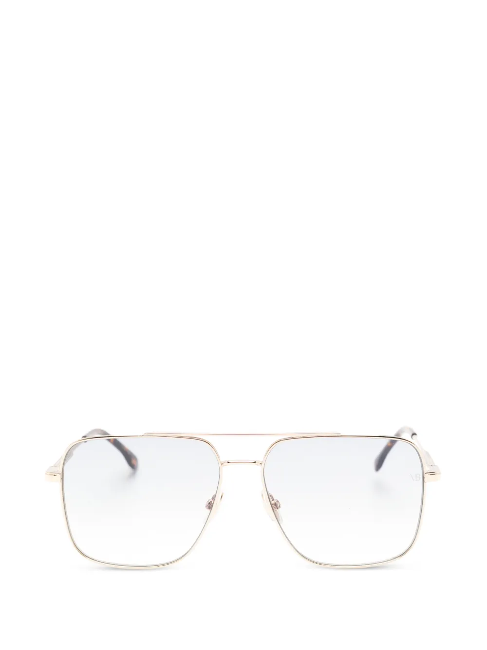 Victoria Beckham Eyewear Zonnebril met vierkant montuur Goud