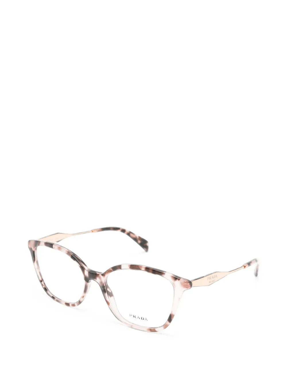 Prada Eyewear Zonnebril met schildpadschild-design Roze