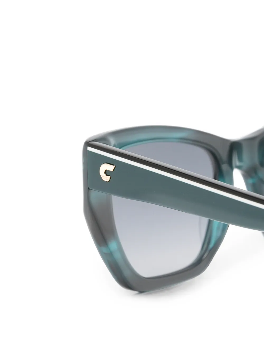 Carrera Zonnebril met cat-eye montuur Blauw