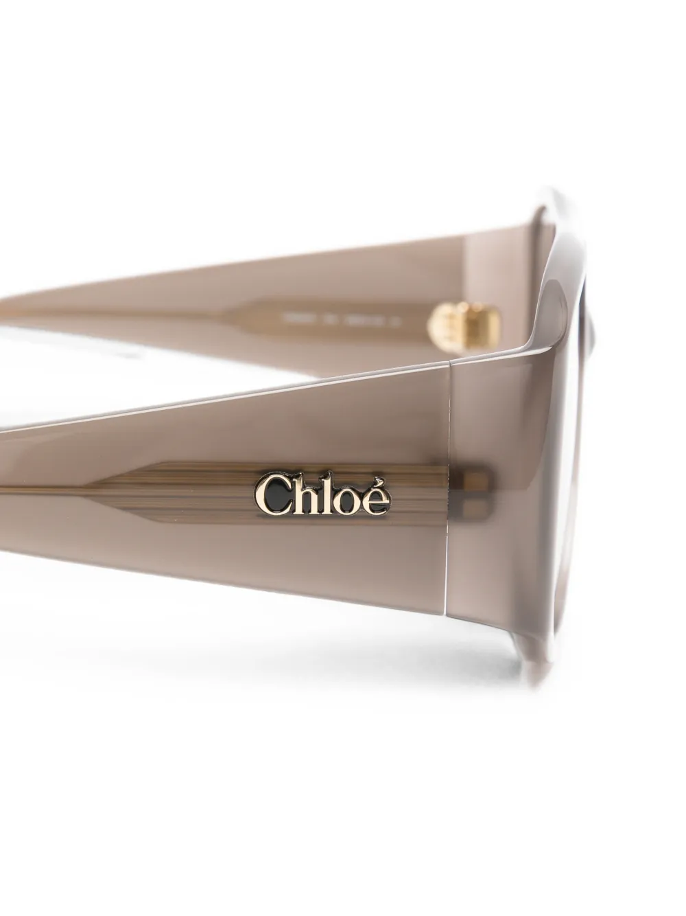 Chloé Eyewear Zonnebril met piloten montuur Grijs